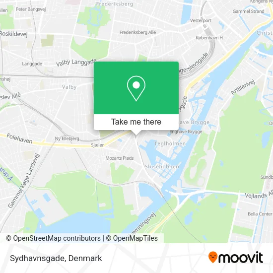 Sydhavnsgade map