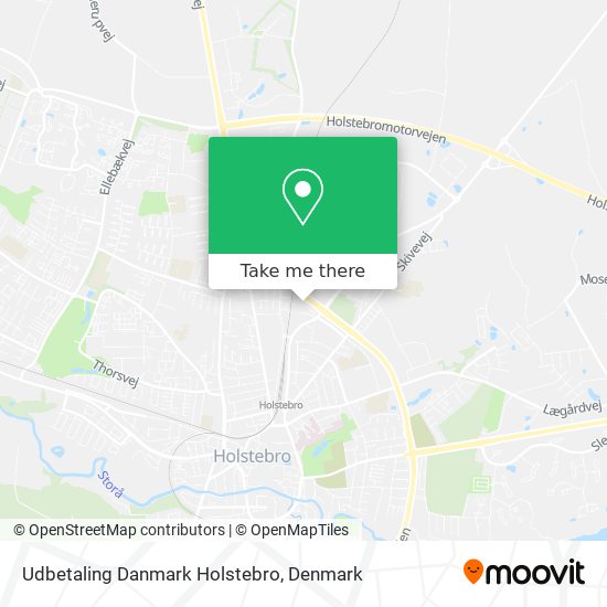 Udbetaling Danmark Holstebro map