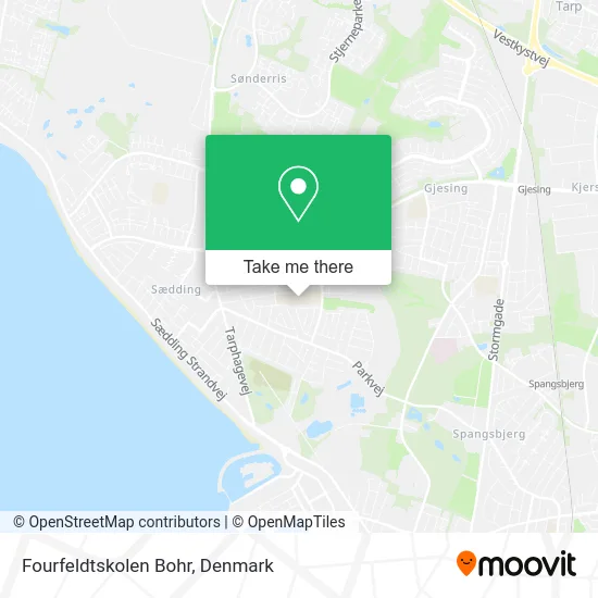 Fourfeldtskolen Bohr map