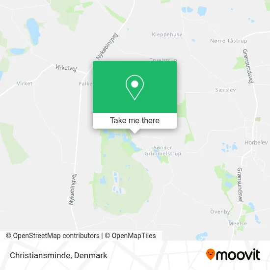 Christiansminde map