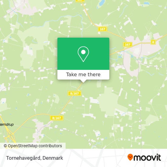 Tornehavegård map