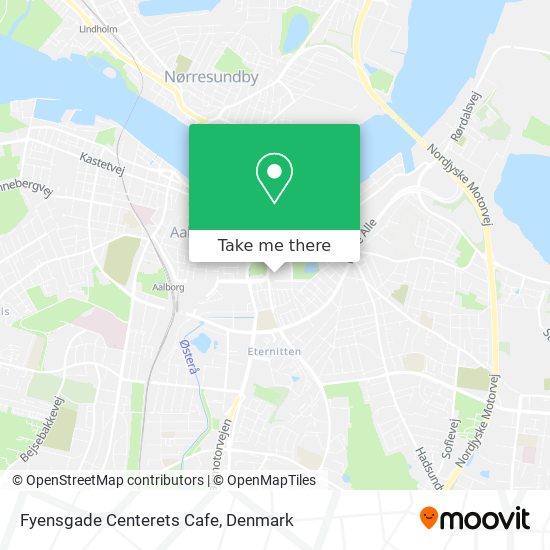 Fyensgade Centerets Cafe map
