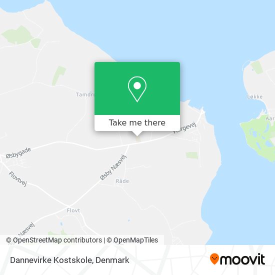 Dannevirke Kostskole map