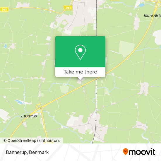 Bannerup map