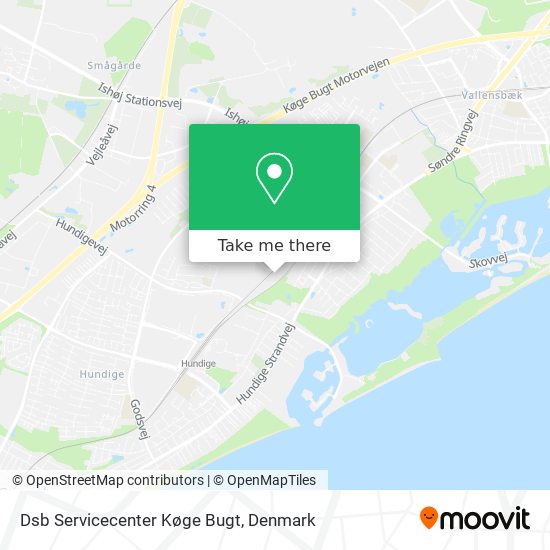 Dsb Servicecenter Køge Bugt map