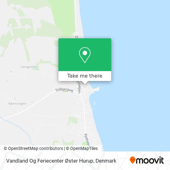Vandland Og Feriecenter Øster Hurup map