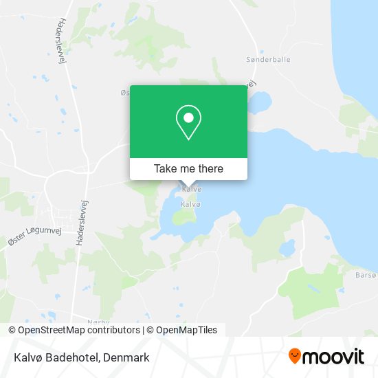 Kalvø Badehotel map