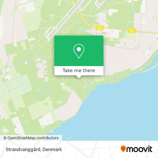 Strandvanggård map