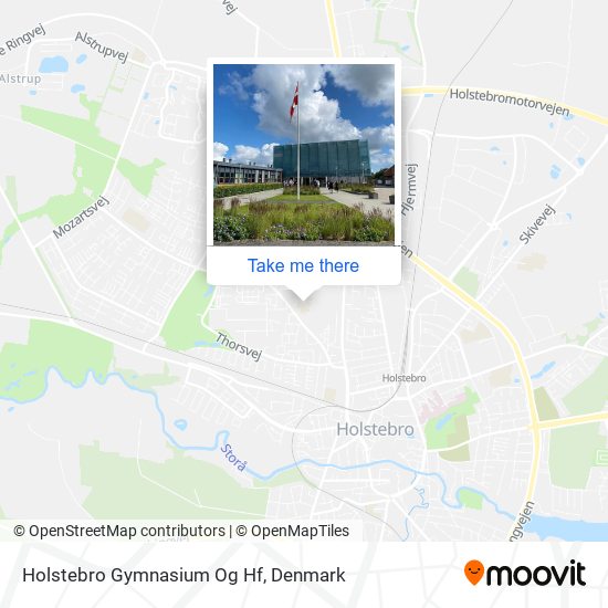 Holstebro Gymnasium Og Hf map