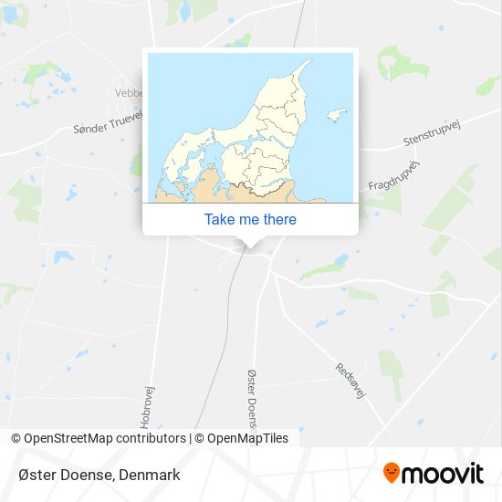 Øster Doense map