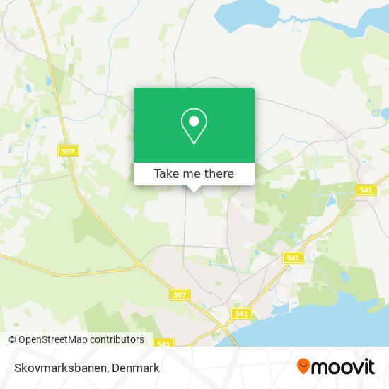 Skovmarksbanen map