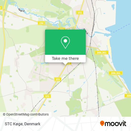 STC Køge map
