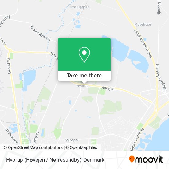 Hvorup (Høvejen / Nørresundby) map