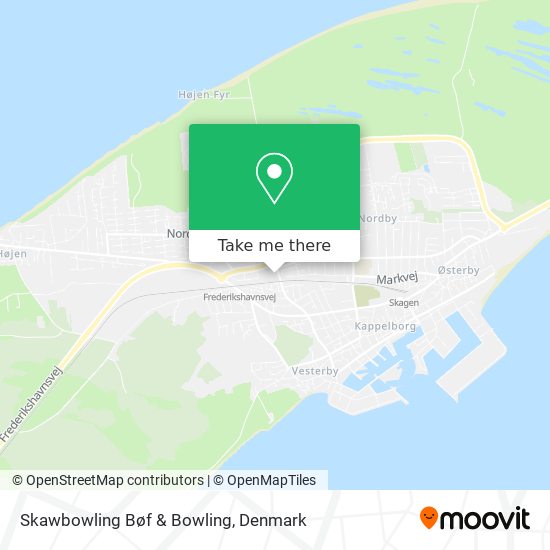 Skawbowling Bøf & Bowling map