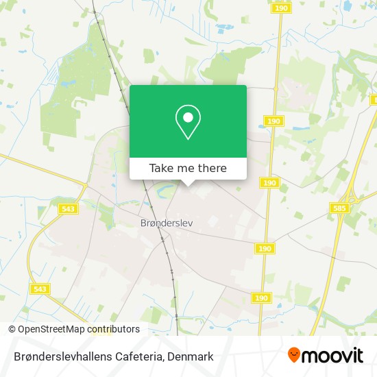 Brønderslevhallens Cafeteria map