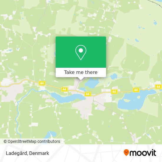 Ladegård map