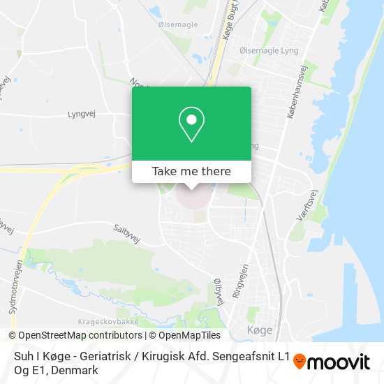 Suh I Køge - Geriatrisk / Kirugisk Afd. Sengeafsnit L1 Og E1 map