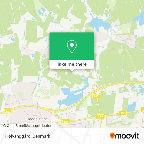 Højvanggård map