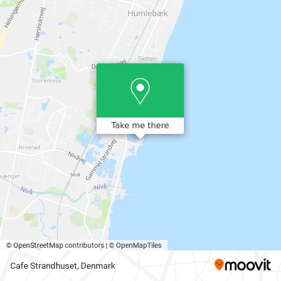 Cafe Strandhuset map