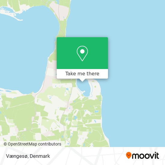 Vængesø map
