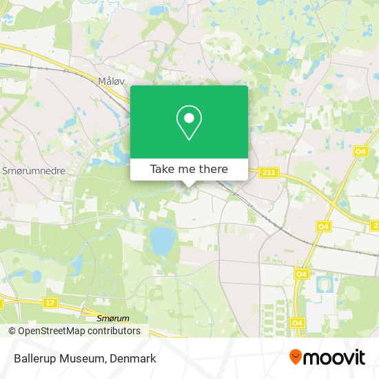 Ballerup Museum map