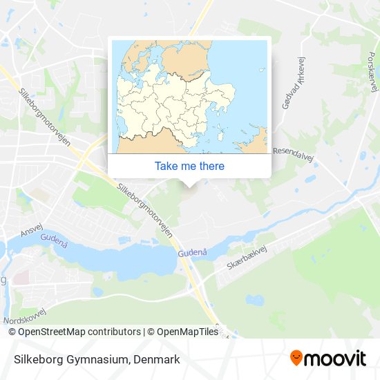 Silkeborg Gymnasium map