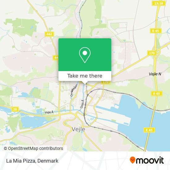 La Mia Pizza map