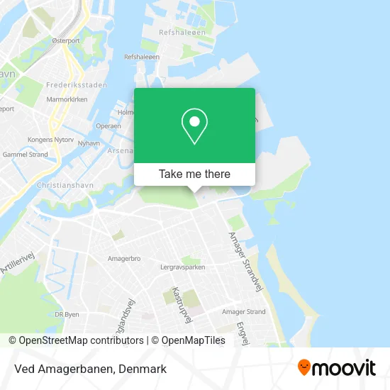 Ved Amagerbanen map