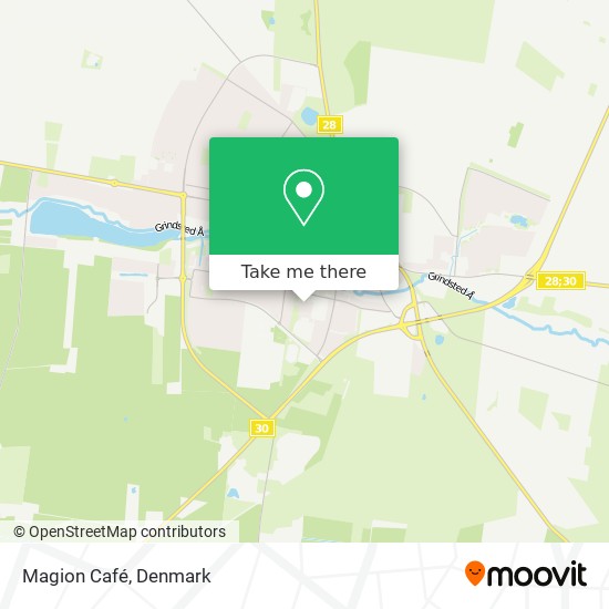 Magion Café map