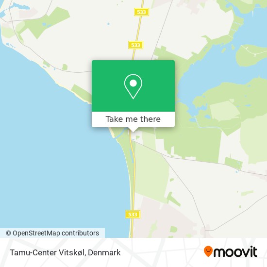 Tamu-Center Vitskøl map