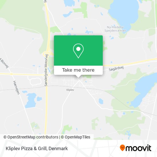 Kliplev Pizza & Grill map
