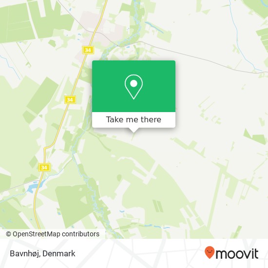 Bavnhøj map