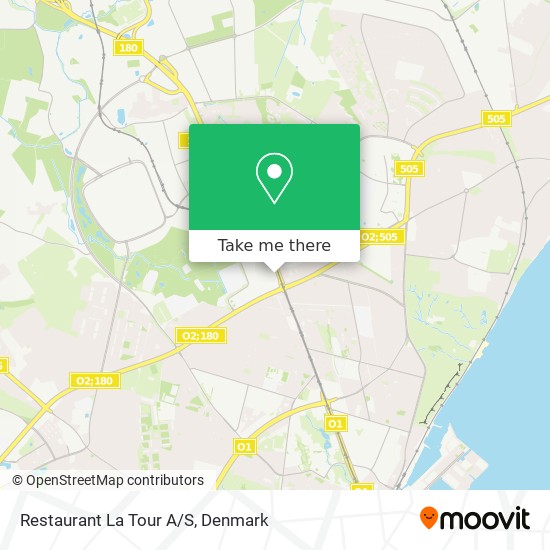 Restaurant La Tour A/S map