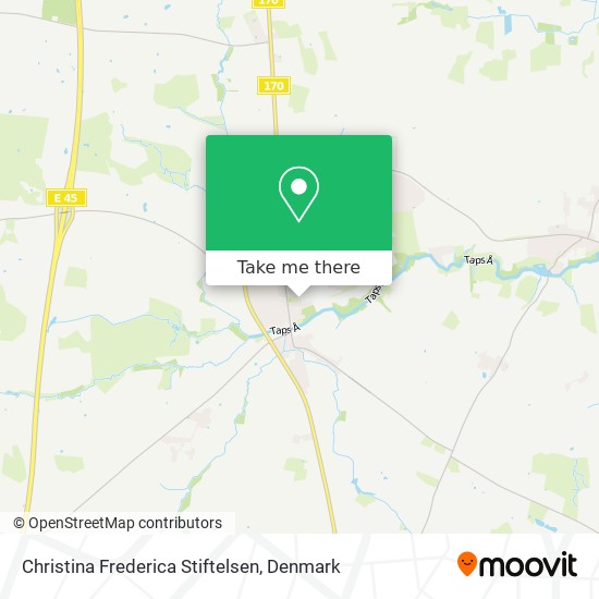 Christina Frederica Stiftelsen map