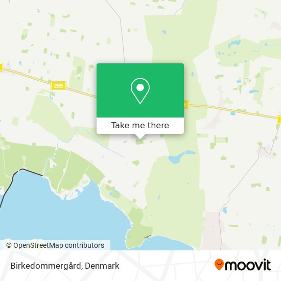 Birkedommergård map