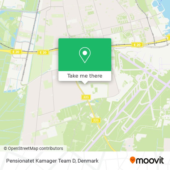 Pensionatet Kamager Team D map