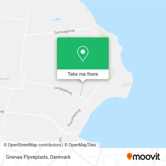 Grenaa Flyveplads map