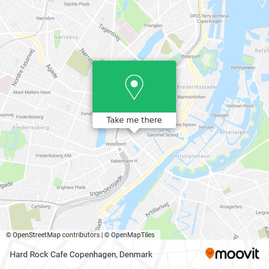 Hard Rock Cafe Copenhagen map