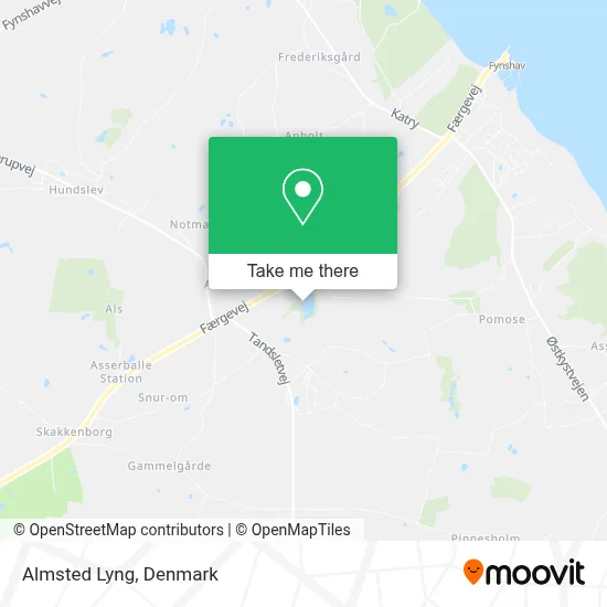 Almsted Lyng map