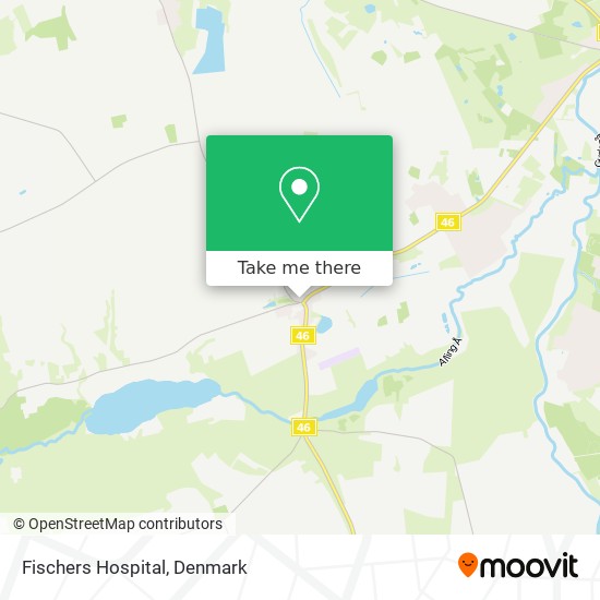 Fischers Hospital map