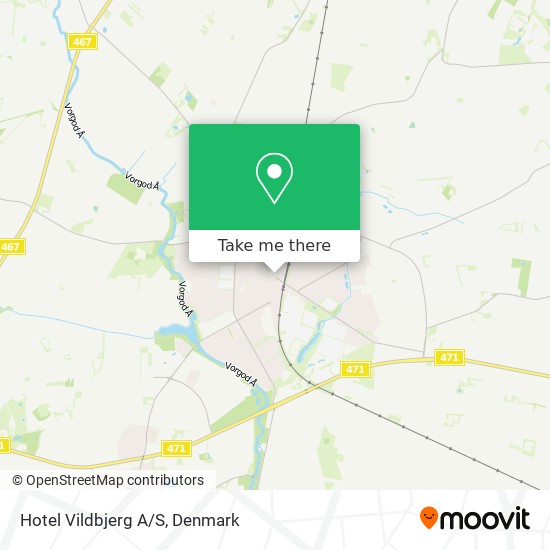 Hotel Vildbjerg A/S map