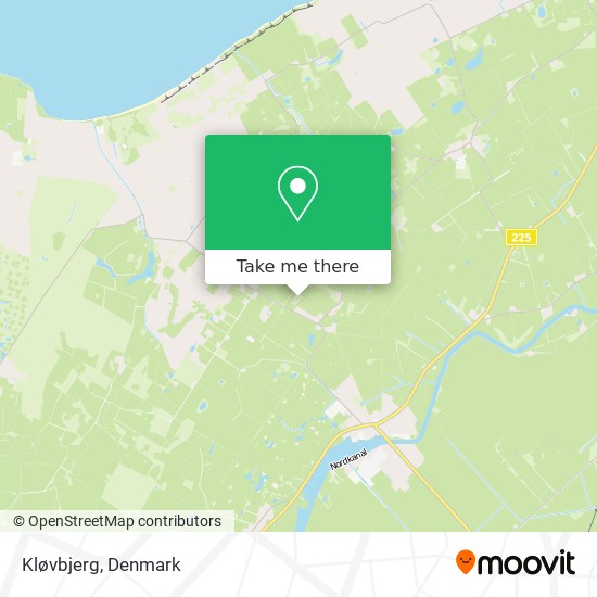 Kløvbjerg map