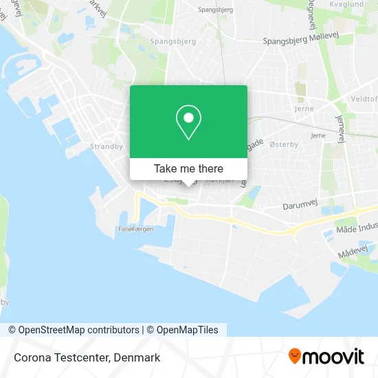 Corona Testcenter map