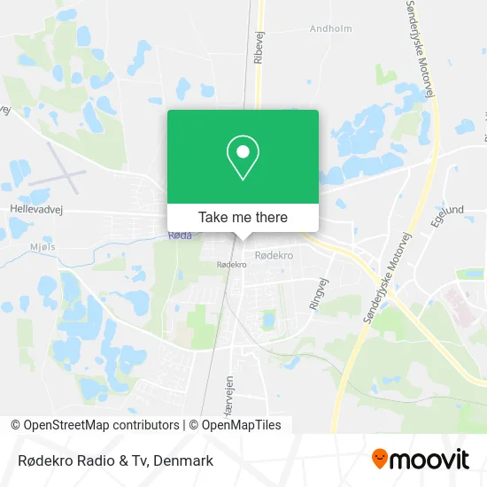 Rødekro Radio & Tv map