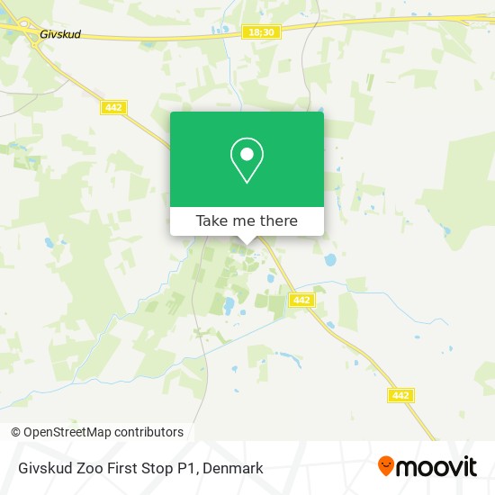 Givskud Zoo First Stop P1 map