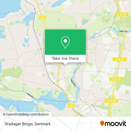 Stadager Brugs map