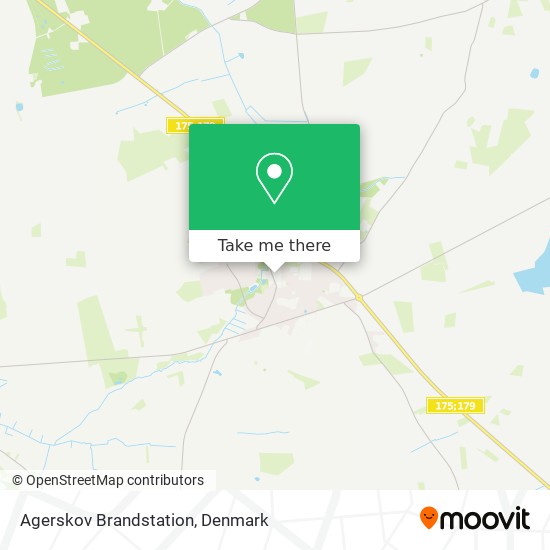 Agerskov Brandstation map