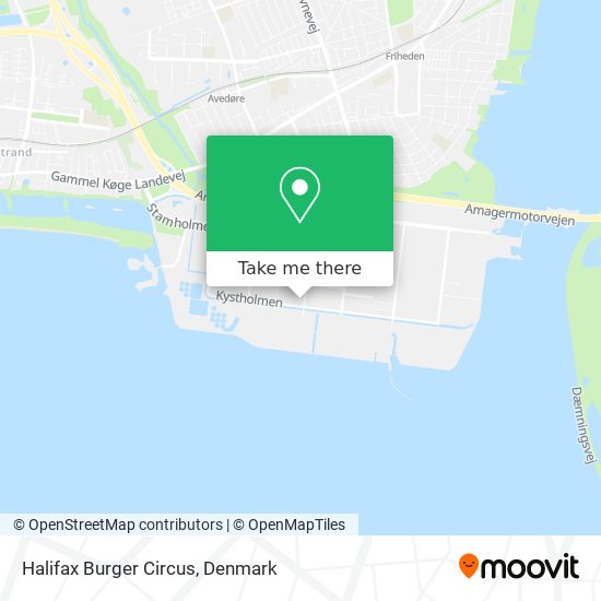 Halifax Burger Circus map