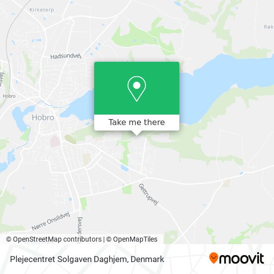 Plejecentret Solgaven Daghjem map