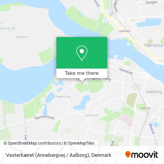 Vesterkæret (Annebergvej / Aalborg) map